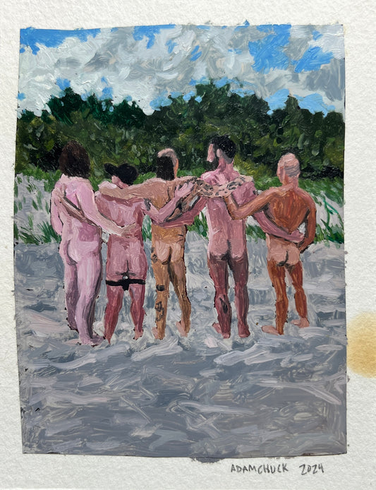 Artists at the Nude Beach