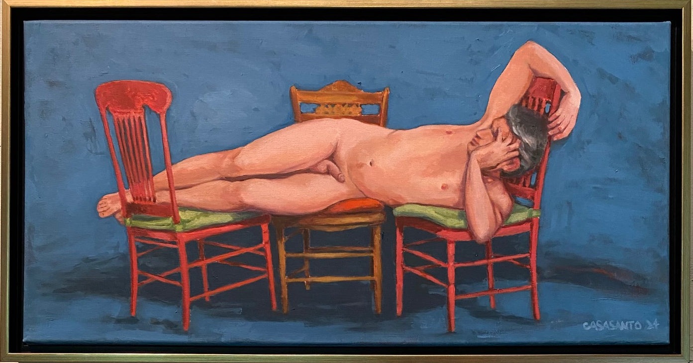 Nude on Three Chairs